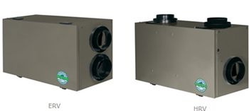 Heat Recovery Ventilators (HRV) and Energy Recovery Ventilators (ERV)